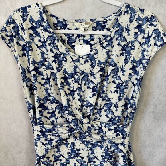 Ripe Heidi Cross Your Heart Maternity Dress Womens Size Large Bodycon Midi Dress - Picture 1 of 13